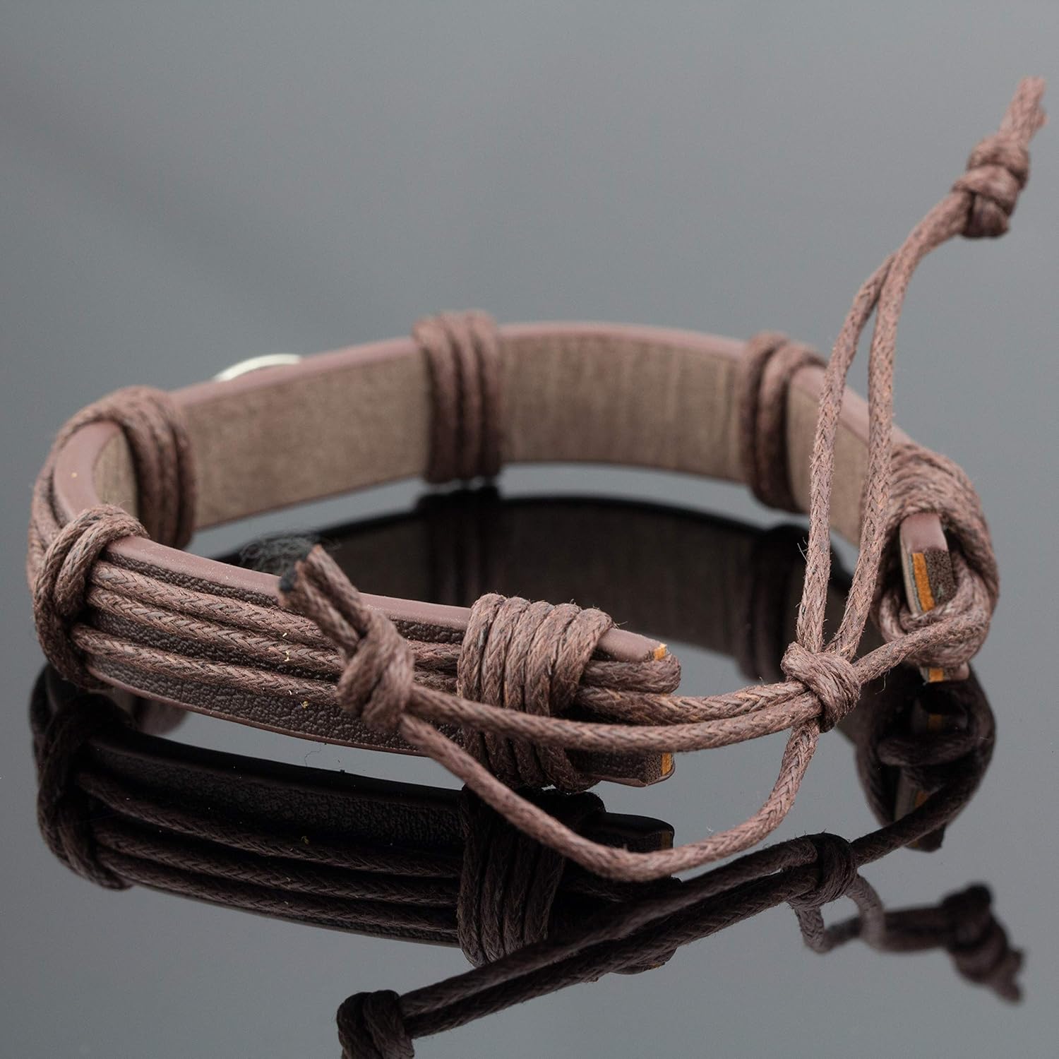 Sports Leather Wrap Bracelets for Men & Teens, Soccer, Football, Baseball, Basketball, Team Sport Jewelry for High School, Teenagers Charm Bracelet Adjustable Sizing - Image 7