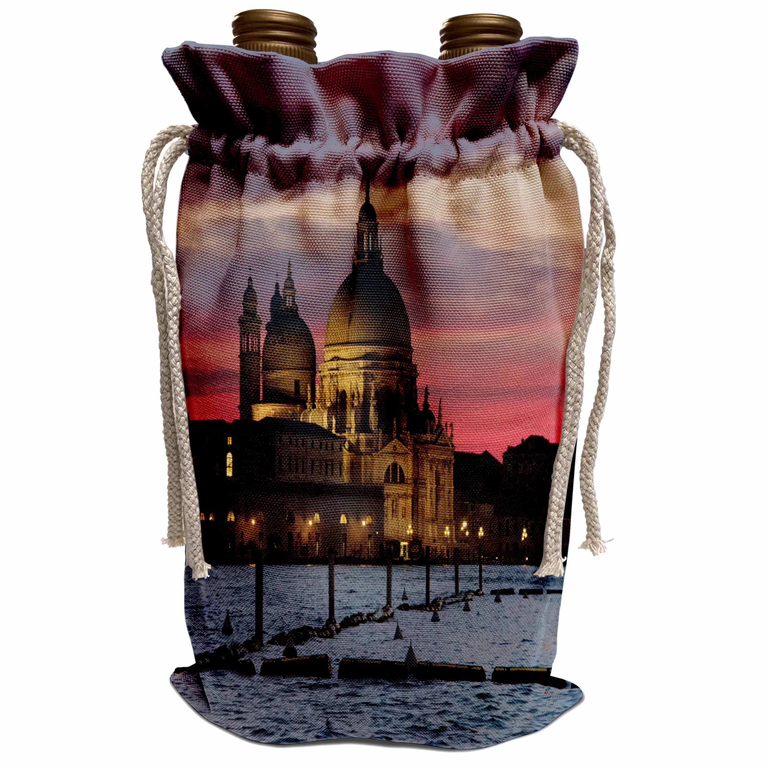 Bolsas de vino Venecia 3dRose: viaja a Italia en cada copa con el Gran Canal