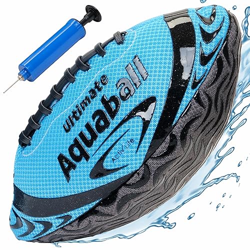 Activ Life Water Football for Pool, Beach, Outdoor, 9.5-inch Waterproof