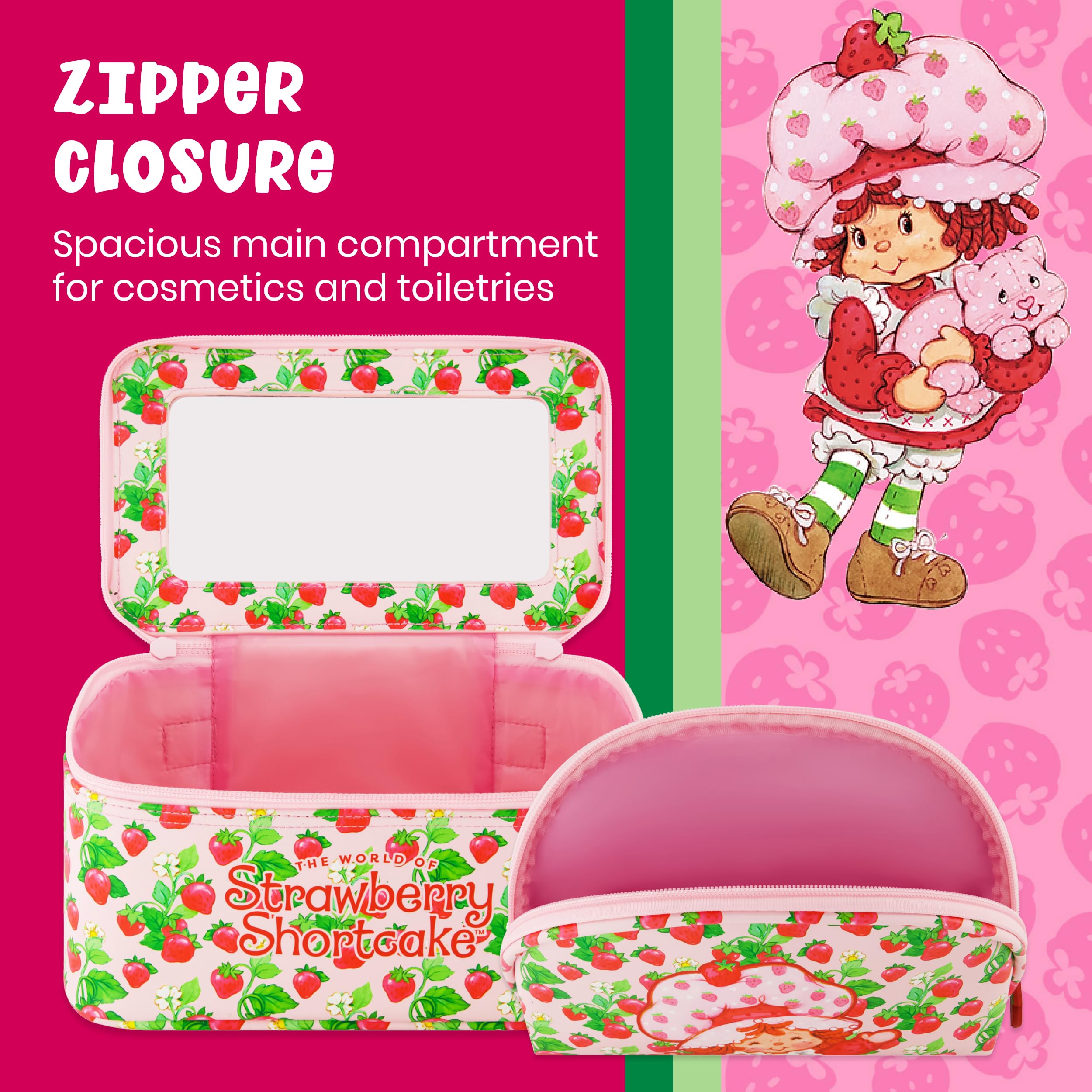 Sweet Strawberry ソフトケース Amazon.com : Concept One Strawberry Shortcake 2-Piece Travel