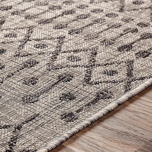 Miniatura 6 de Mark&Day - Alfombras para exteriores, 2 x 12 Wijns - Alfombra bohemia para interiores y exteriores, color negro, beige, alfombra que no desprende