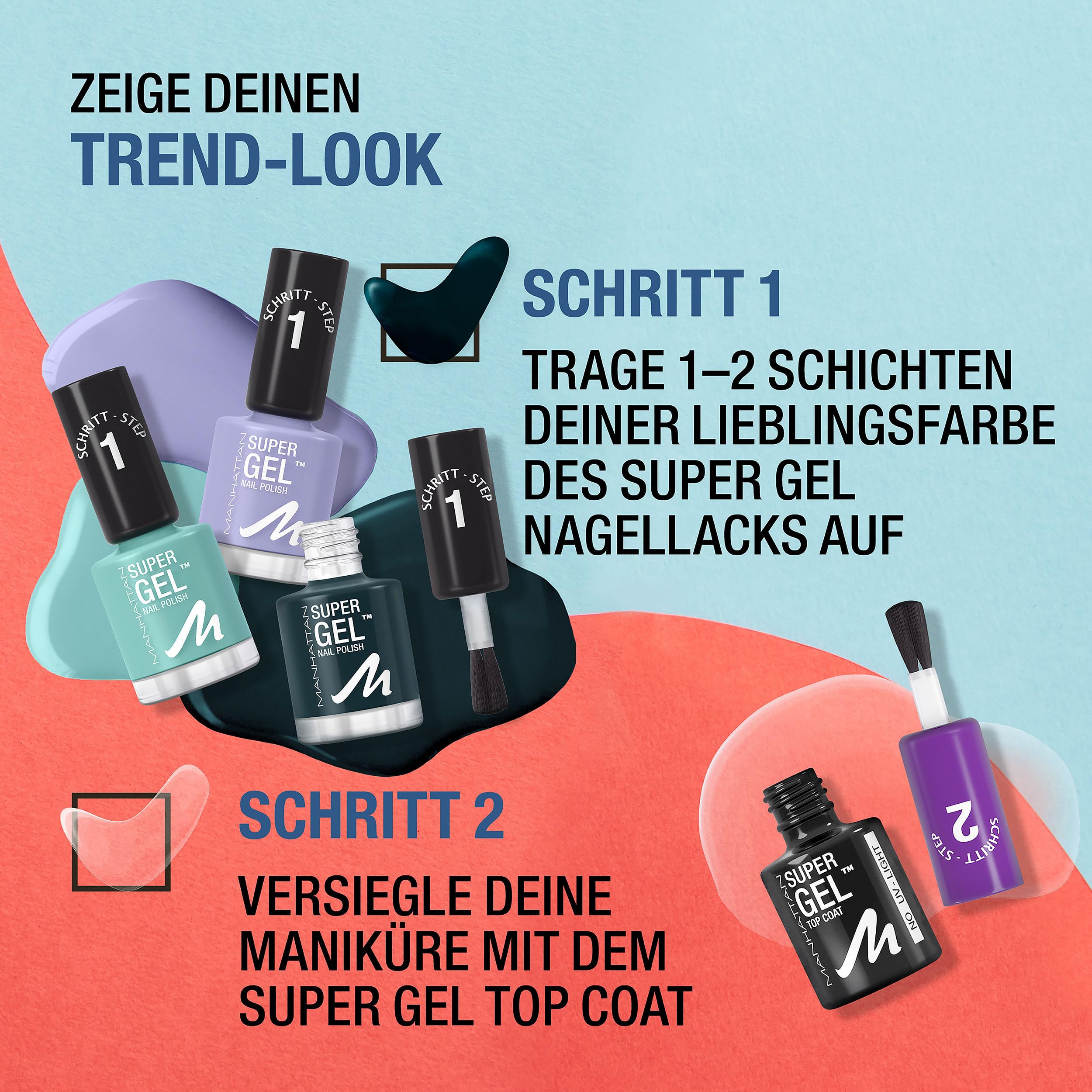 Manhattan Super Gel lakier do paznokci Fb 290