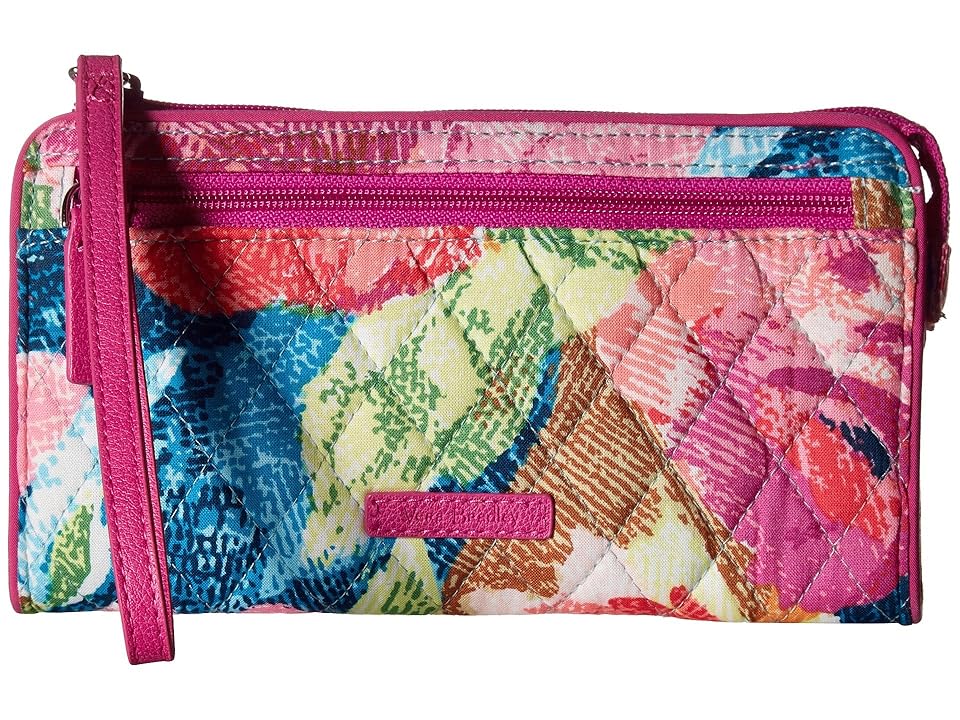 

Vera Bradley RFID Front Zip Wristlet (Superbloom) Wristlet Handbags