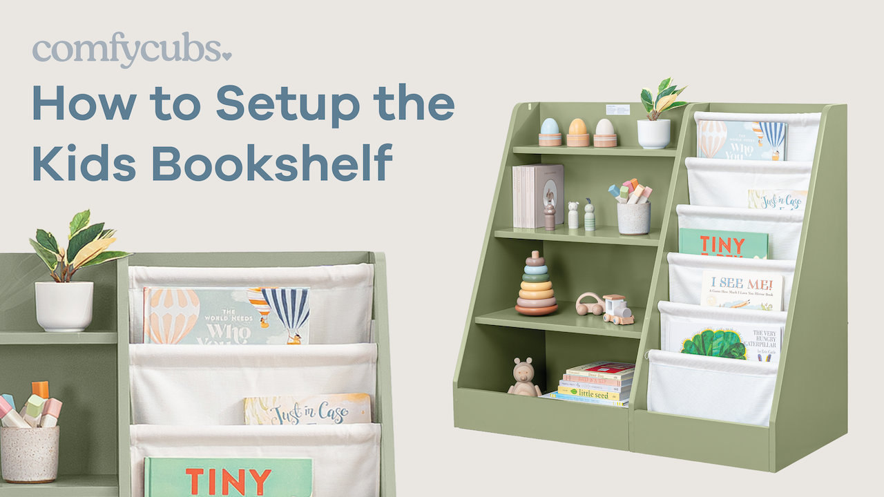 Amazon.com: Comfy Cubs Kids Bookshelf 35.2 x 15.7 x 31.5 Inches