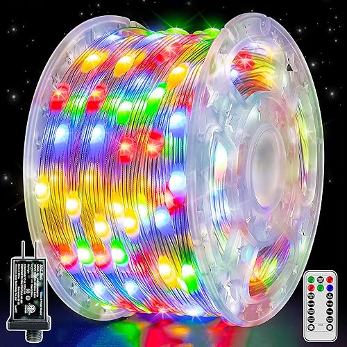 Christmas Lights Outdoor, 1000LED 328FT Christmas Tree Lights IP67 Waterproof,