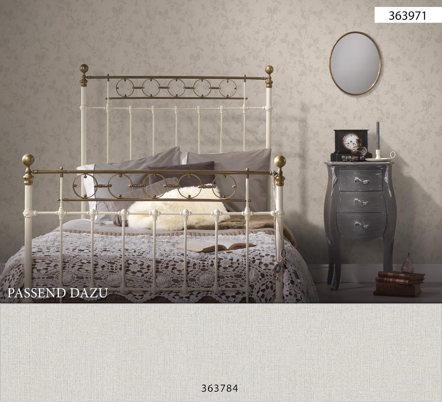 livingwalls Pure Elegance Plain Non-Woven Wallpaper 10.05 m x 0.53 m Beige Wallpaper with Light Structure - 363784