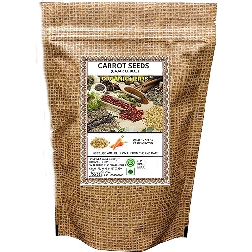Organic Carrot Seed 50g