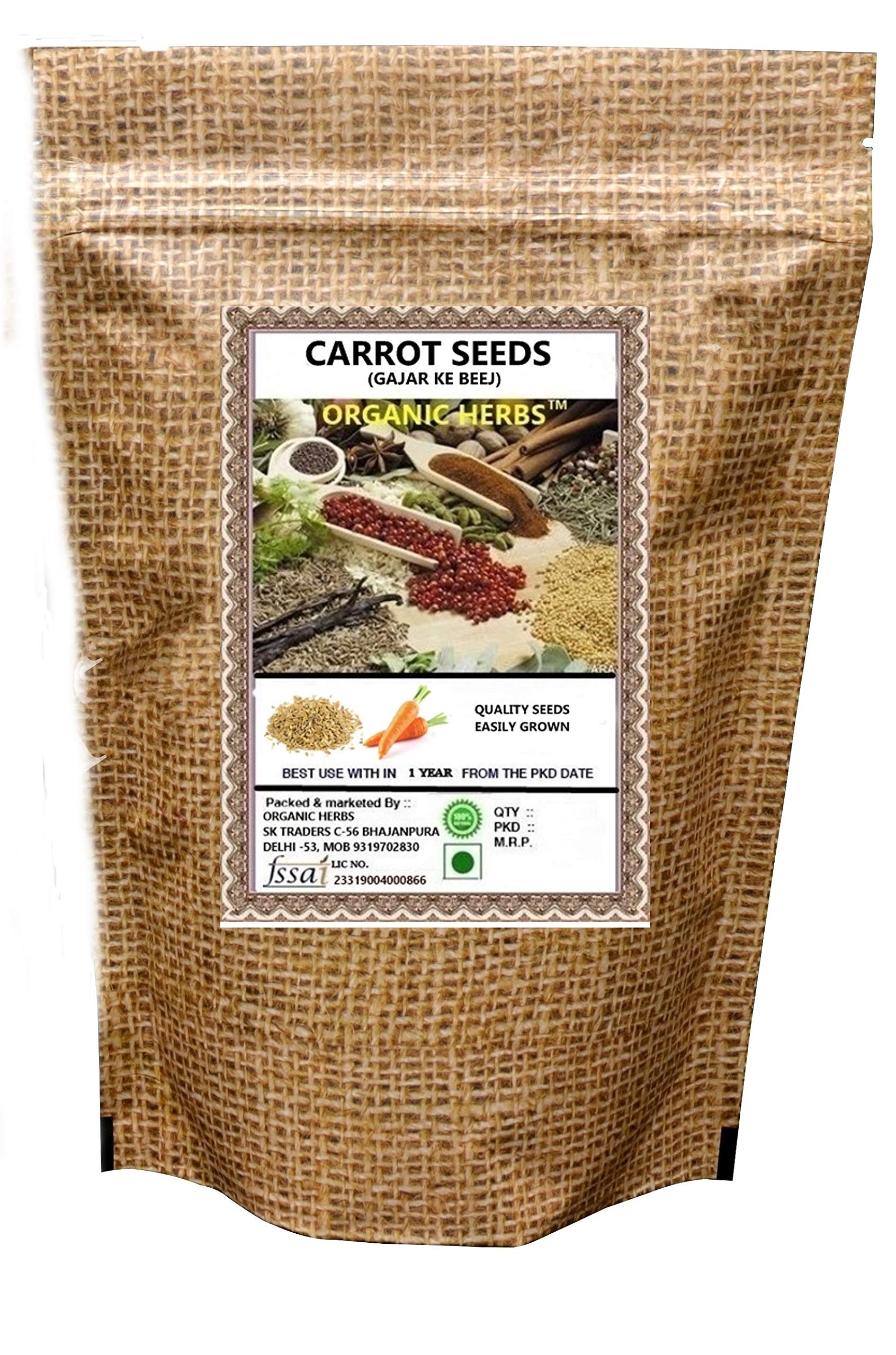 ORGANIC HERBS CARROT SEED(GAJAR KE BEEJ) 50 GM-image-6