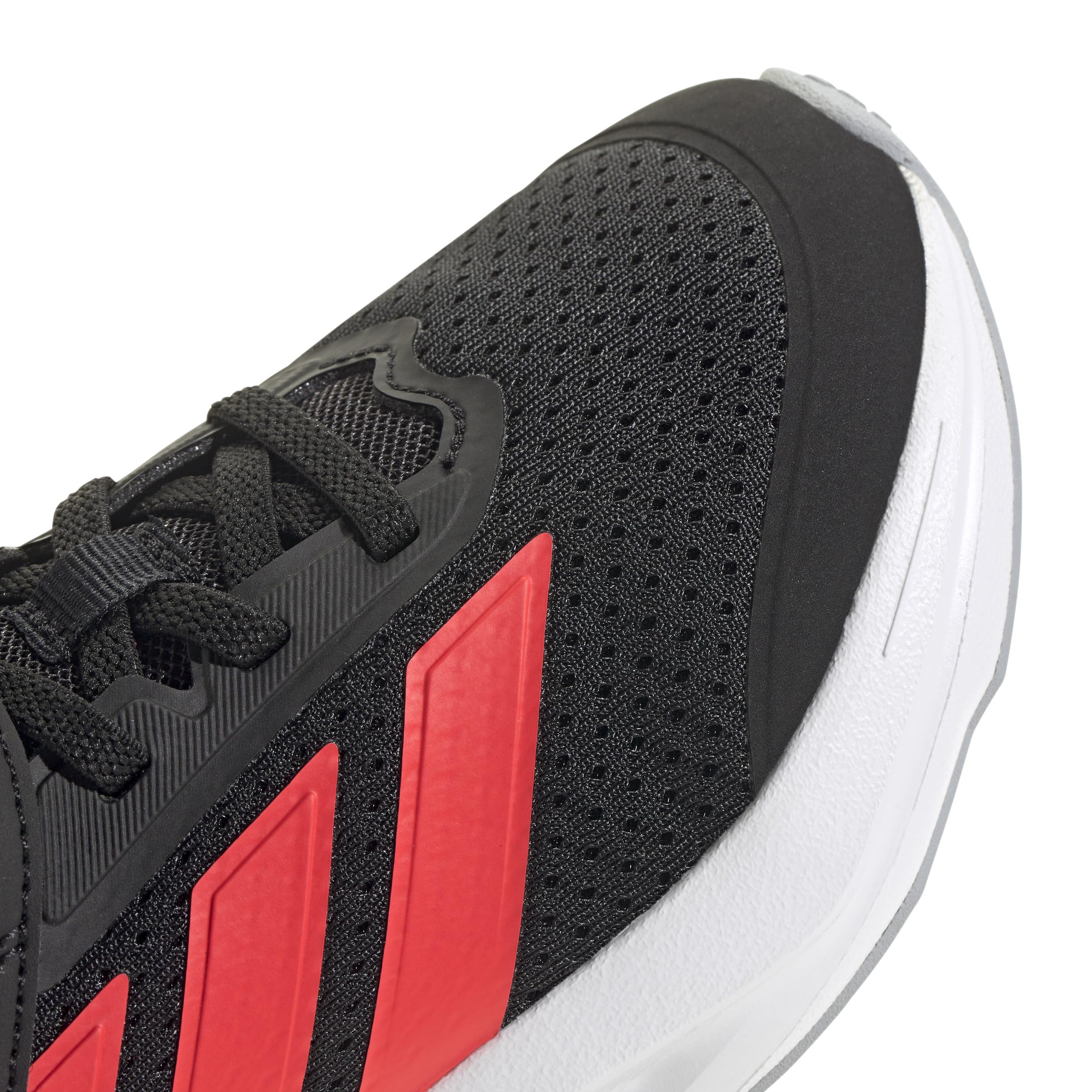 adidas Uniseks - dzieci DURAMO SL2 HOOK AND LOOP SHOES KIDS, core black/lucid red/halo silver, 30 EU