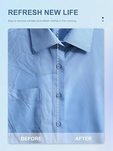 Miniatura 3 de Vaporizador para ropa, vaporizador de ropa plegable de 1200 W, vaporizador de mano para ropa, calentamiento rápido, apagado automático, plancha de
