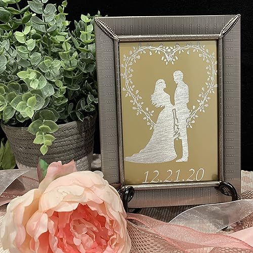 Miniatura 22 de Espacios en blanco de grabado de metal para grabado con Silhouette Cameo 4 Pro Plus, Brother Scan and Cut, Maker, Explore Air 2 o grabado láser