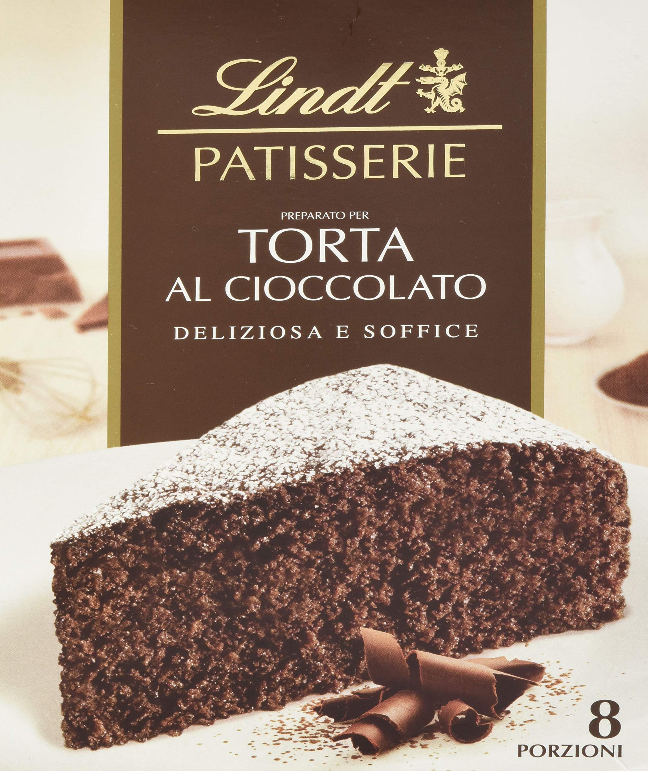 Lindt & Sprüngli Feines Backen Kuchenmischung, Backmischung, 8 Portionen, lactosefrei, 2er Pack (2 x 400 g)