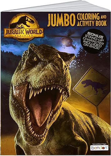 Miniatura 1 de Jurassic World Jumbo - Libro para colorear y actividades - 64 páginas