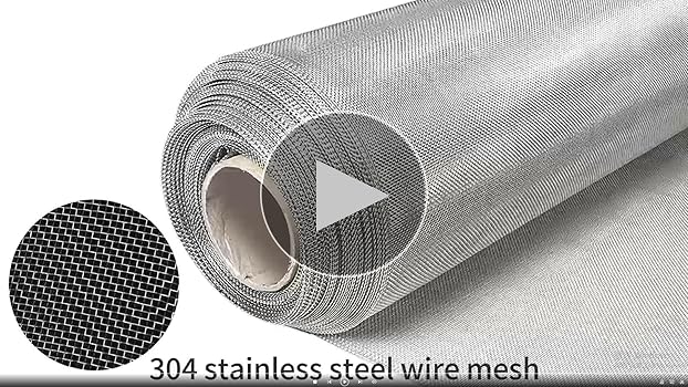 Amazon.com: KISKIS 304 Stainless Steel Woven Wire Mesh, Wire Mesh