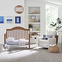 Vista 8 de DaVinci Jayden 4 en 1 cuna convertible, Cuna, Castaño