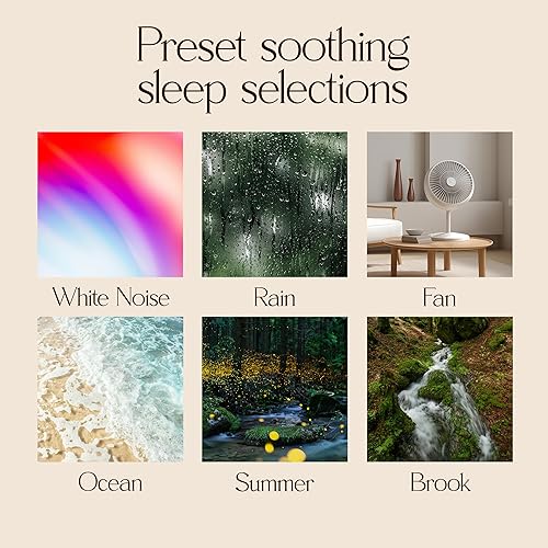 Miniatura 3 de Fuse DRM Sleep Machine  Reloj despertador analógico con altavoz Bluetooth  6 sonidos relajantes para dormir  Opciones de iluminación ajustables