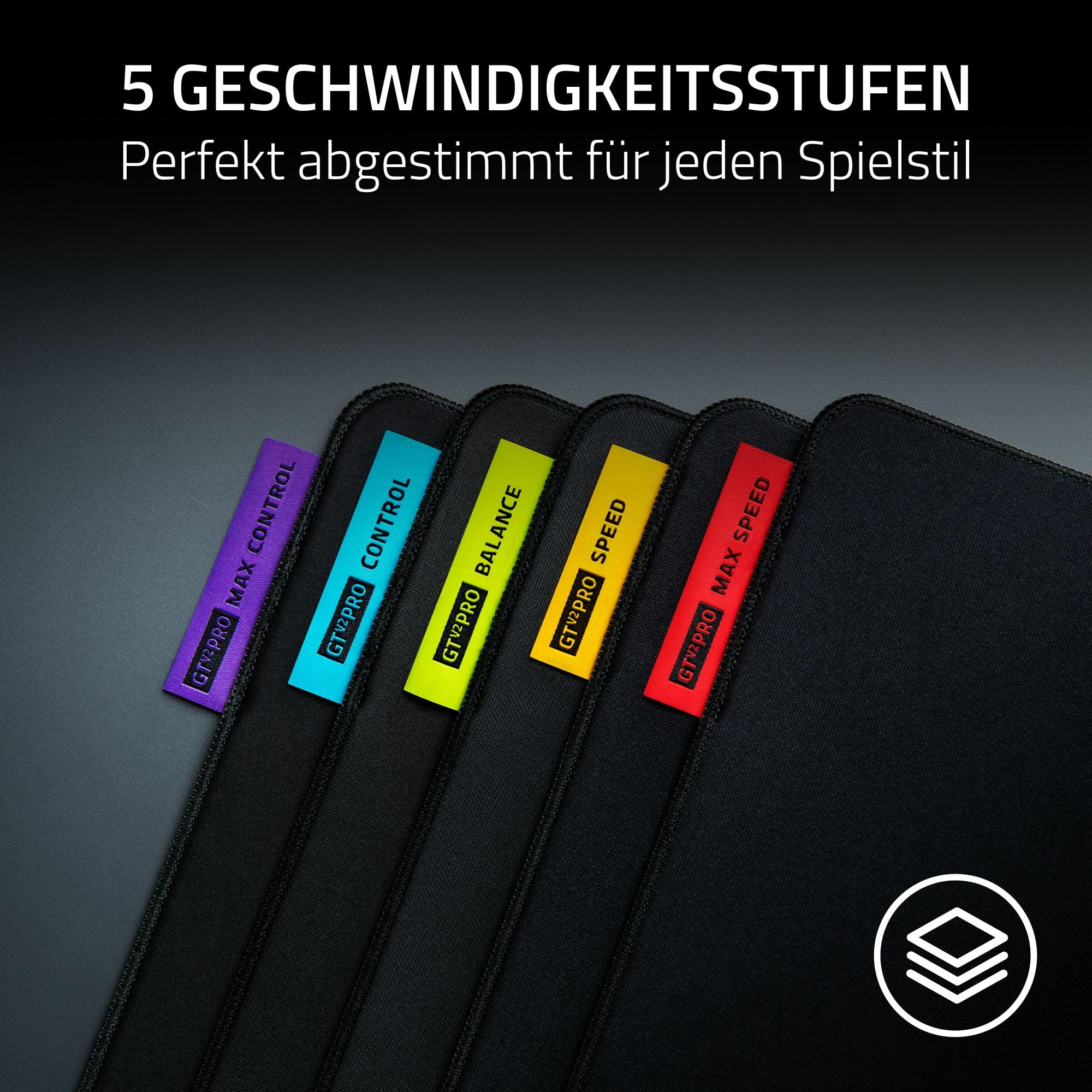 Razer Gigantus V2 Pro L - Balance - Weiches E-Sport-Gaming-Mauspad für Geschwindigkeit und Kontrolle - GlideCore-Schaumstoff - Optimiert für optische Sensore - 500 mm x 480 mm | Balance