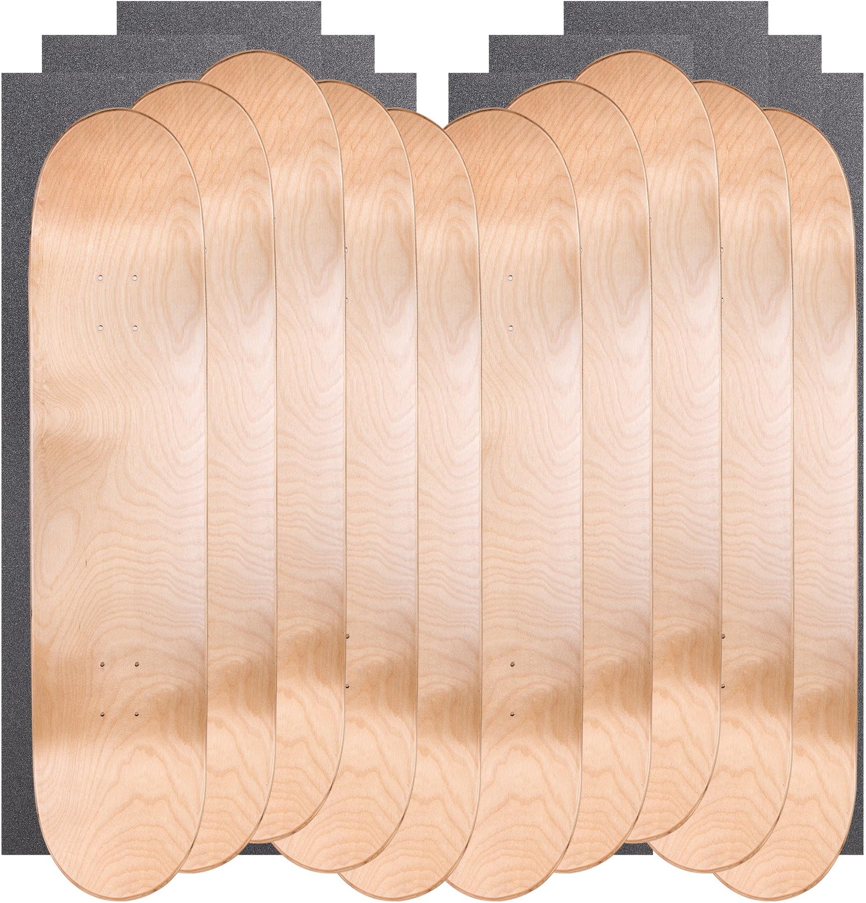 Cal 7 Blank Skateboard Decks with Grip, Set of 10