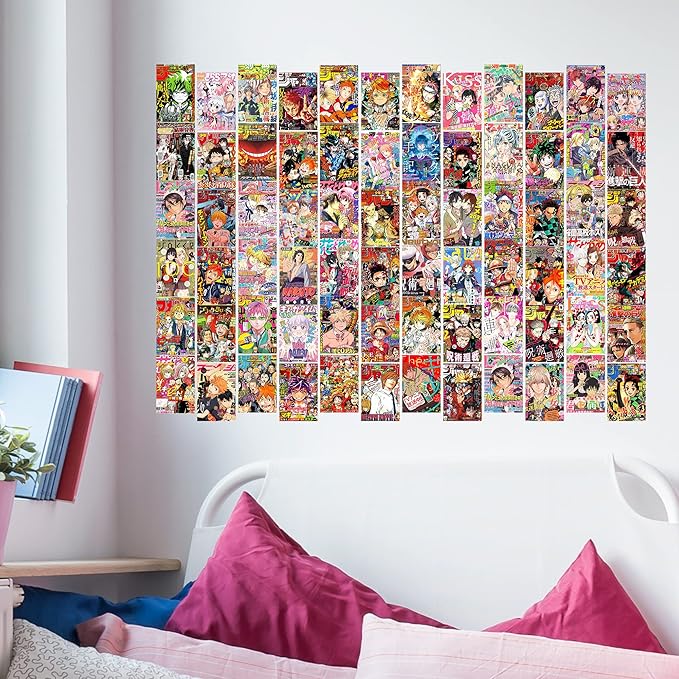 Fardes Anime Room Decor Aesthetic, 84pcs of Manga Posters