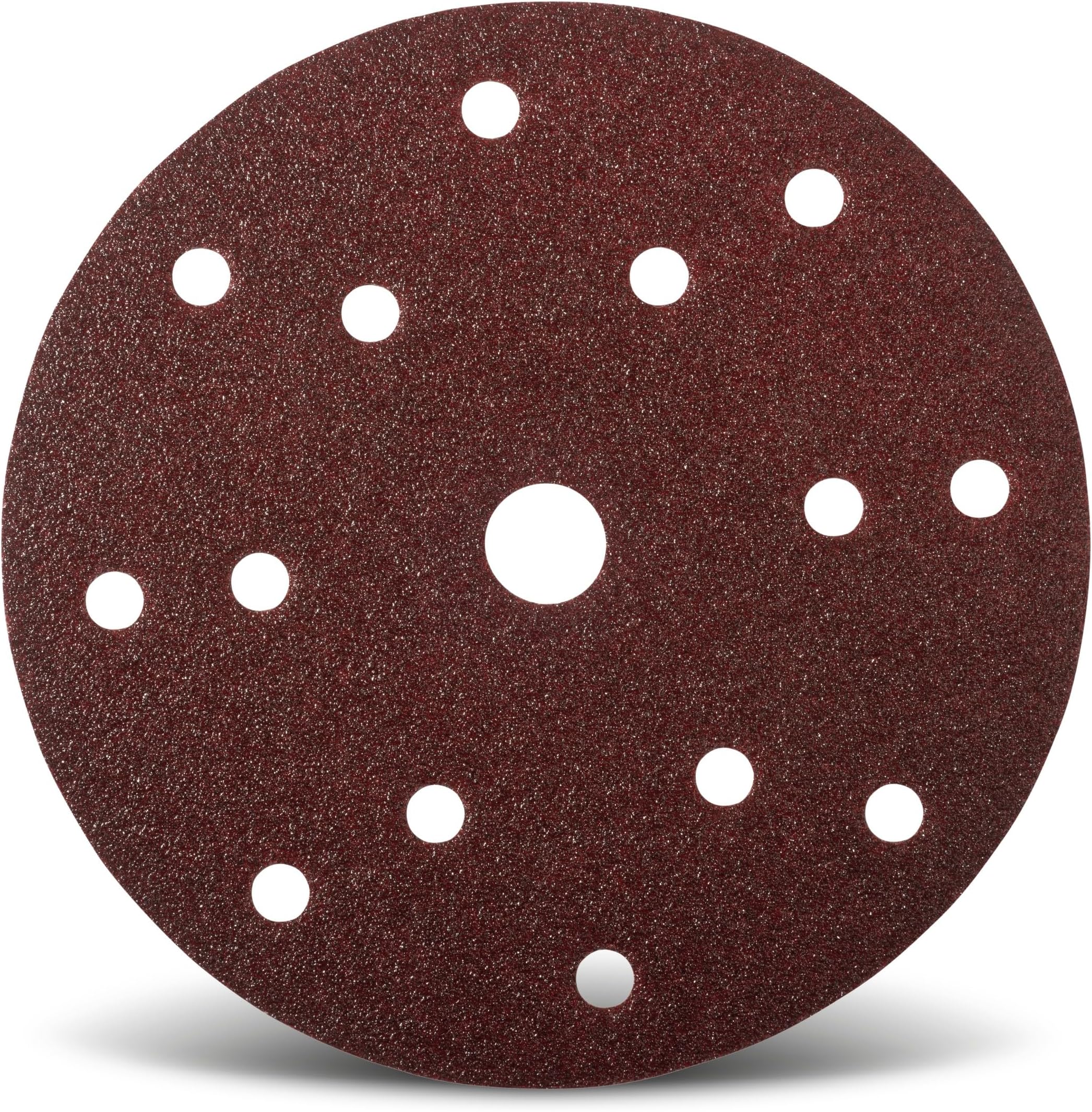 WFixCraft IK88 Sanding Discs 150 mm Velcro with 15-Hole Perforation for Random Orbital Sanders | Grit P80 - Coarse - 50 Professional Sandpaper Set for Wood Sanding