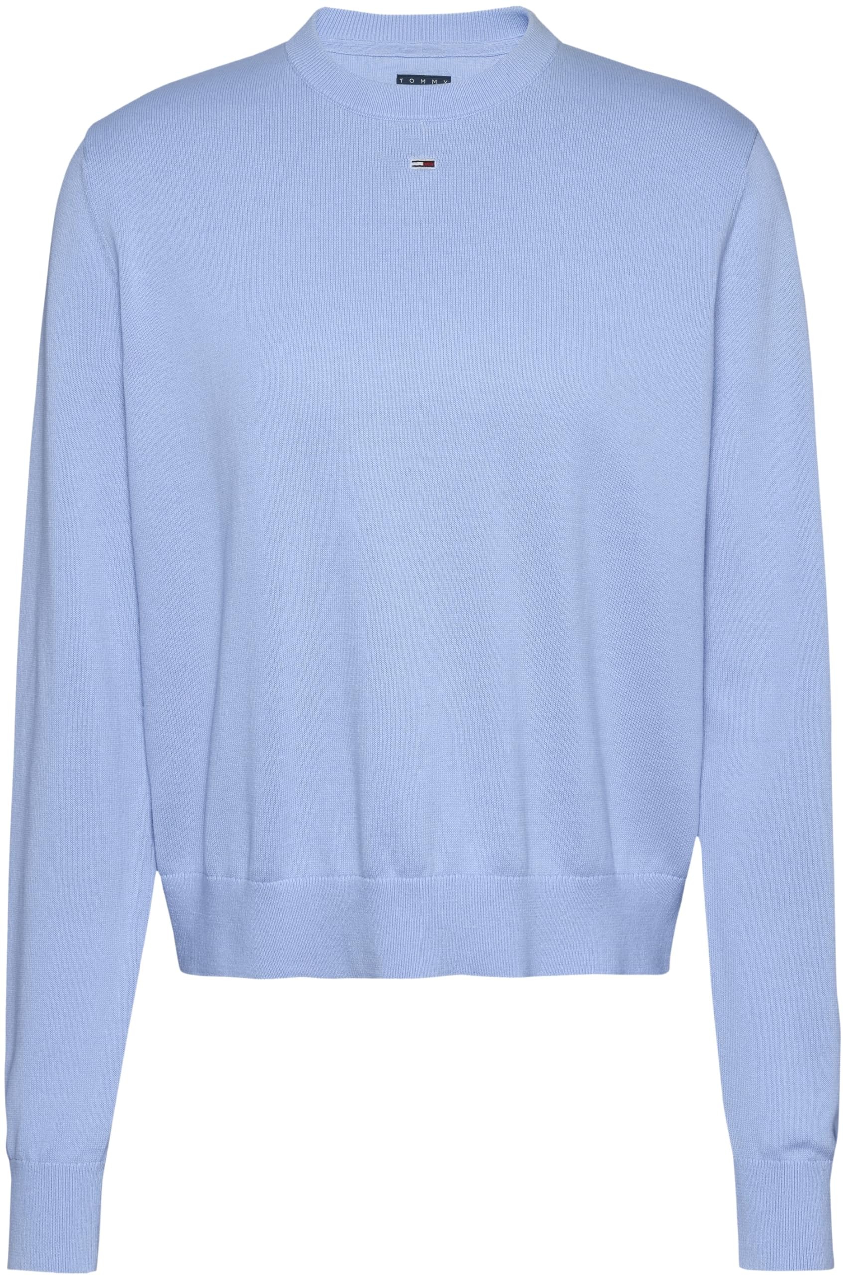 Tommy Jeans Damen Pullover Essential Crew aus Baumwolle