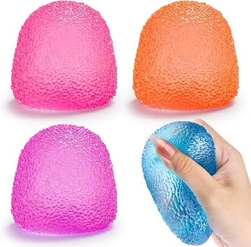 Gumdrop Squishy Stress Balls, 4 Pack Squeeze Toys