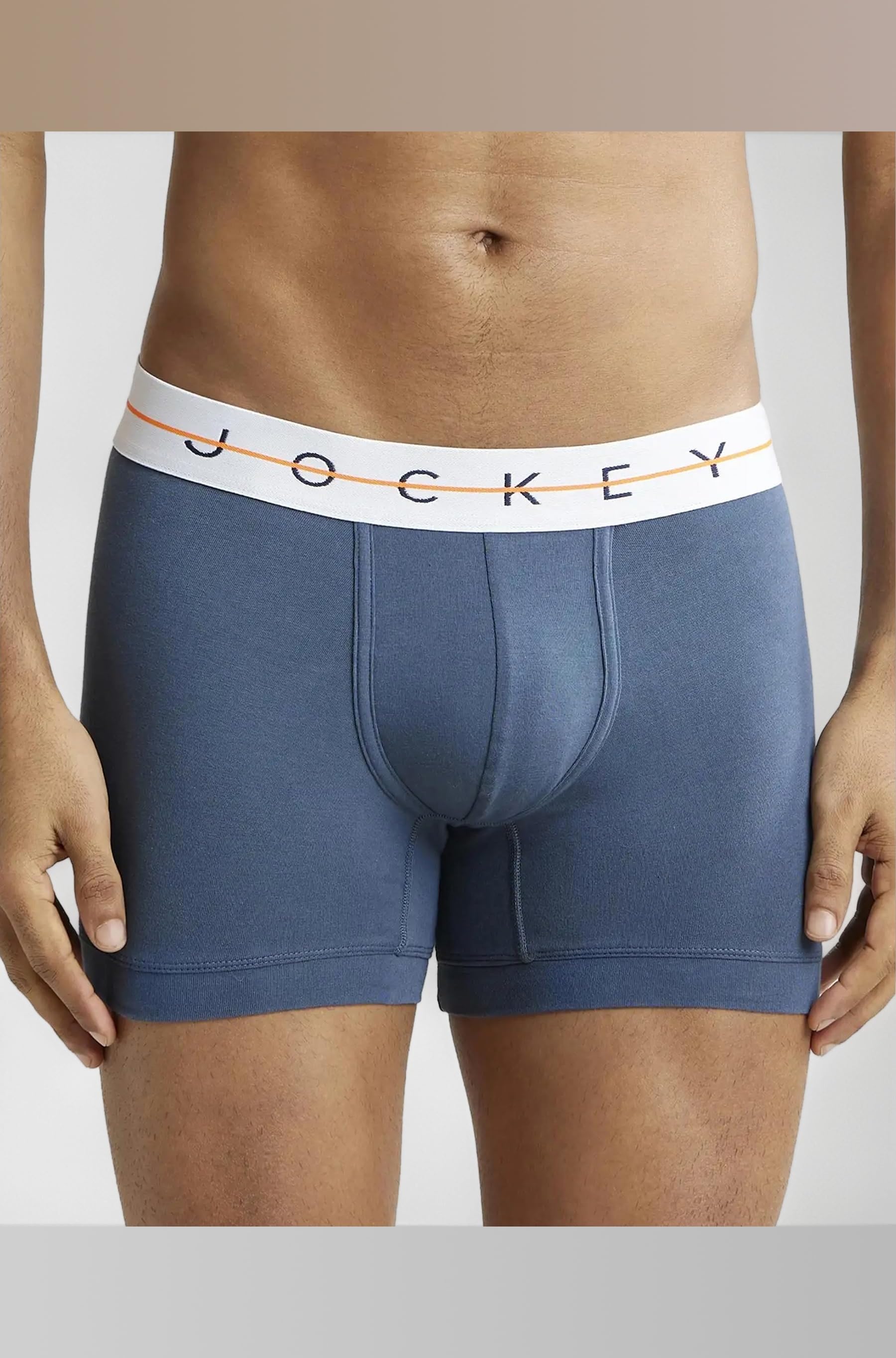 NY16 Men's Super Combed Cotton Elastane Stretch Solid Trunk with Ultrasoft Waistband (Colors & Prints May Vary)