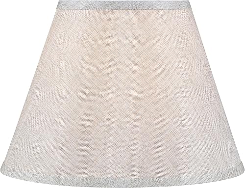 Miniatura 2 de Aspen Creative 32996 - Pantalla de araña con forma de imperio de transición, gris, 7 pulgadas superior x 13 pulgadas inferior x 9-12 pulgadas de