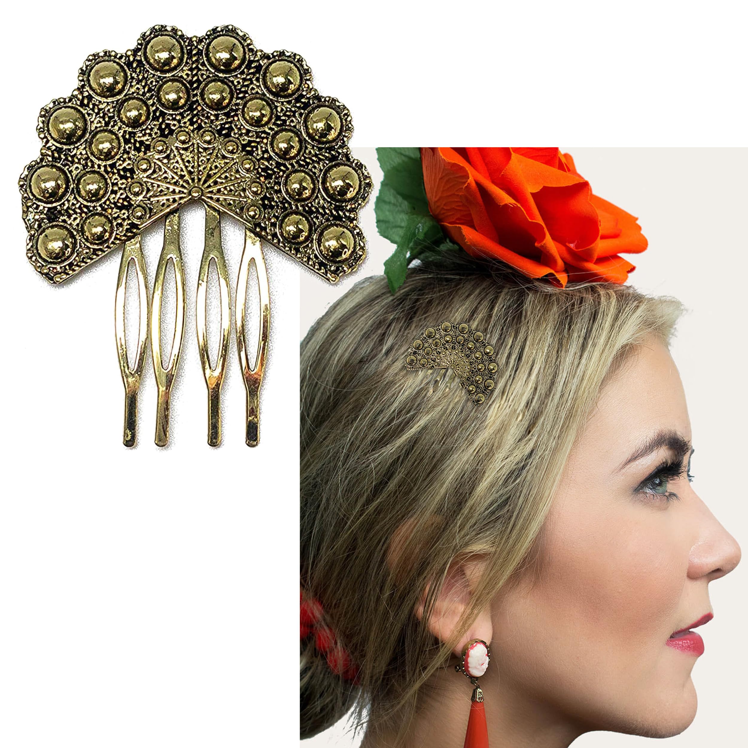 Amazon.com : Ole Ole Flamenco Comb, Mini Spanish Hair Side 
