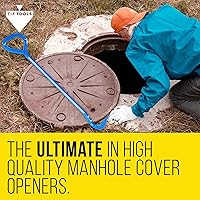 Vista 5 de T&T Tools Top Popper Gancho para Alcantarilla – Gancho para Alcantarilla Tratado Térmicamente (Mango Giratorio, Acero Aleado, 30 Pulgadas)