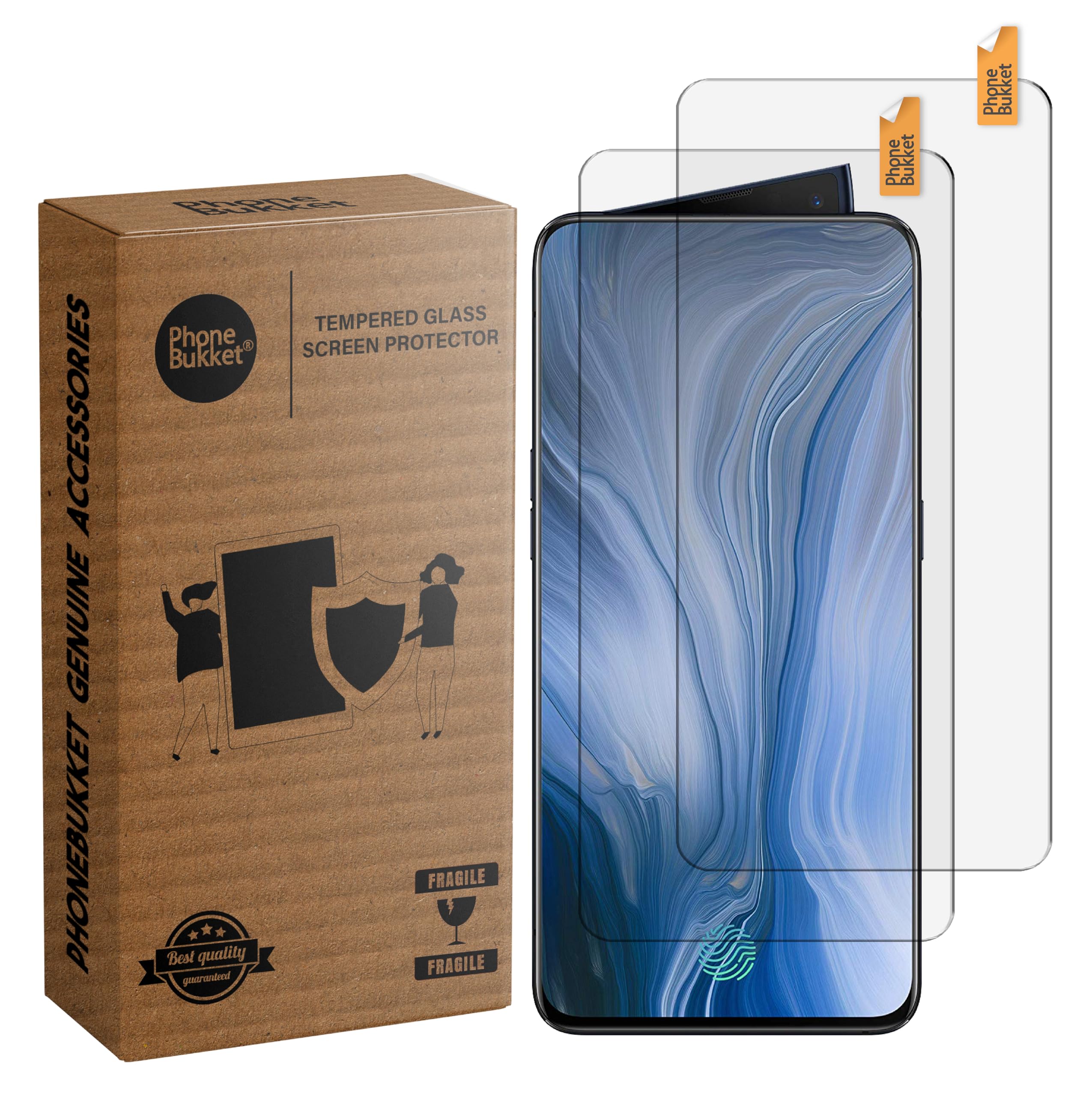 MobileBukket Tempered Glass Guard Protector Screen for Oppo Reno 10X Zoom (Transparent) Edge to Edge Full Screen Coverage, Pack of 2 (B0BKWXH9CF) Amazon Price History, Amazon Price Tracker