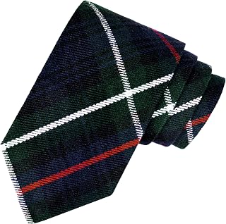 Scottish Tartan Necktie – Acrylic Wool Plaid Tie for Men | Clan Tartans | Highland Dress & Scottish Accessories