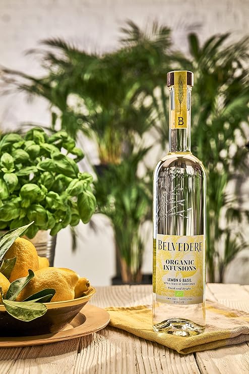 بلفيدير ضخ عضوي الليمون وأمبير. باسل ، 70cl