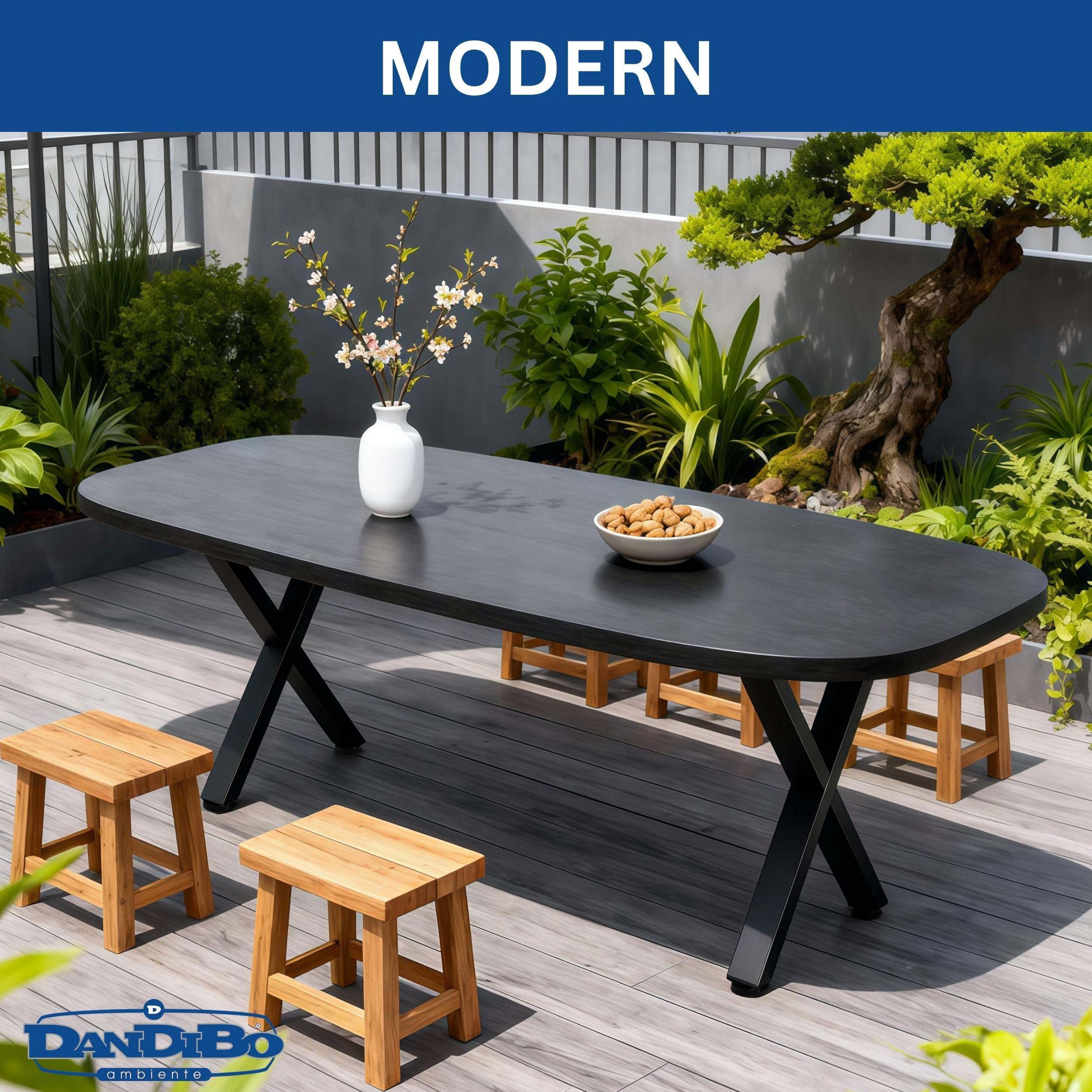 DanDiBo 2 patas de mesa de metal negro, 60 x 72 cm, altura regulable, patas para muebles, patas de mesa, patas de mesa de comedor
