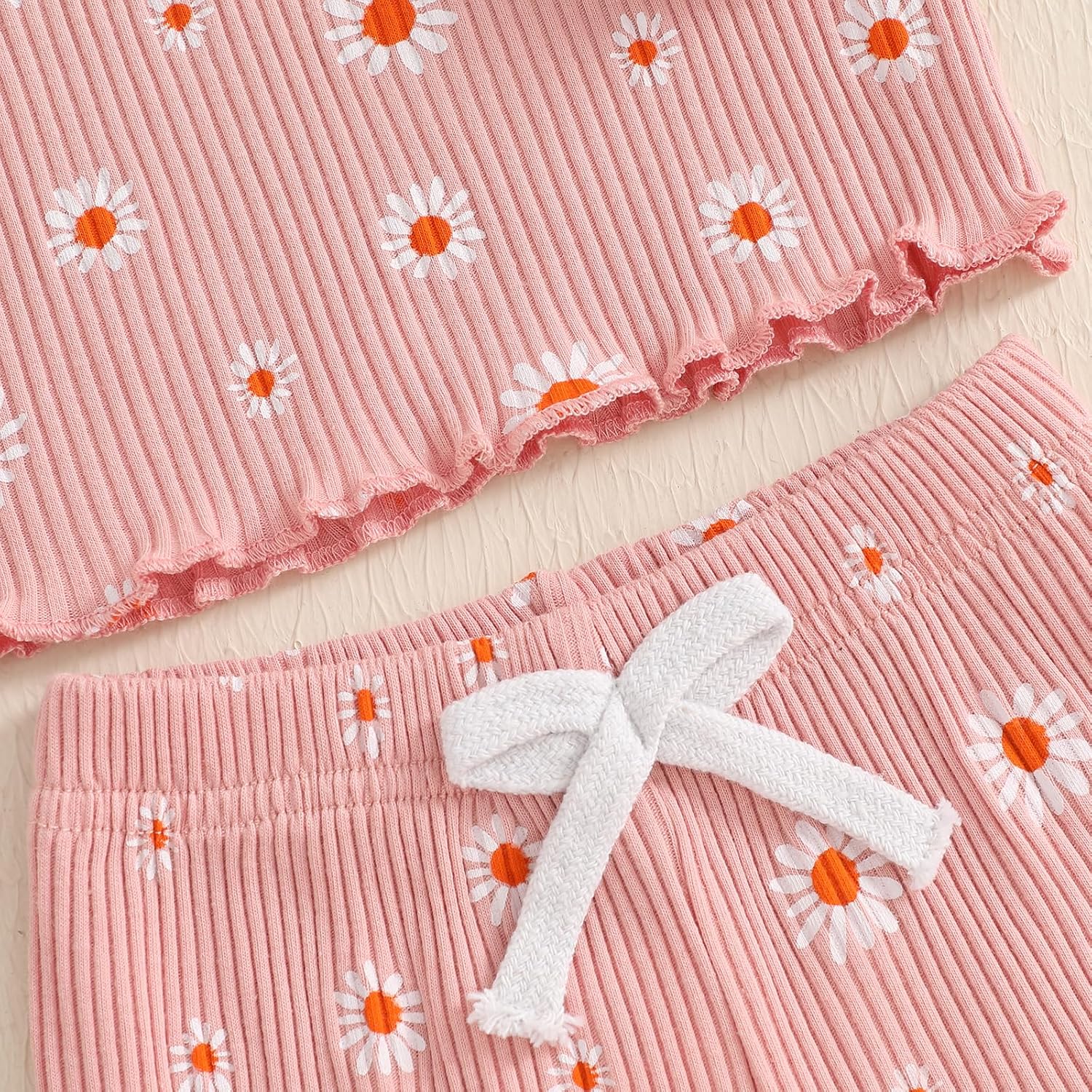 Baby Girl Fall Clothes Set Floral Print Long Sleeve Tops Pants Cute Infant Toddler Outfits 6 12 18 24 Months 2T - Image 6