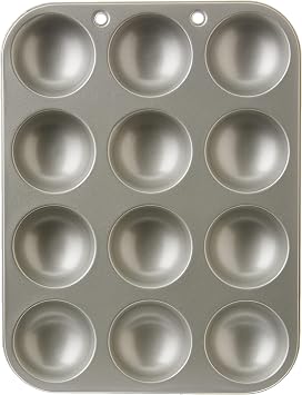 Dexam Non-Stick 12 Cup Mince Pie, Carbon, Grey