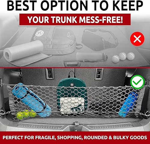 Miniatura 4 de Red de carga para maletero de sobre para GMC Acadia 2007 2008 2009 2010 2011 2012 2013 2014 2015 2016 2017