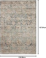 Vista 206 de Loloi Jean Stoffer Katherine Collection KES-02 Ocean/Coral 2'-7'' x 10'-0'', .25" Pile Height, Runner Rug