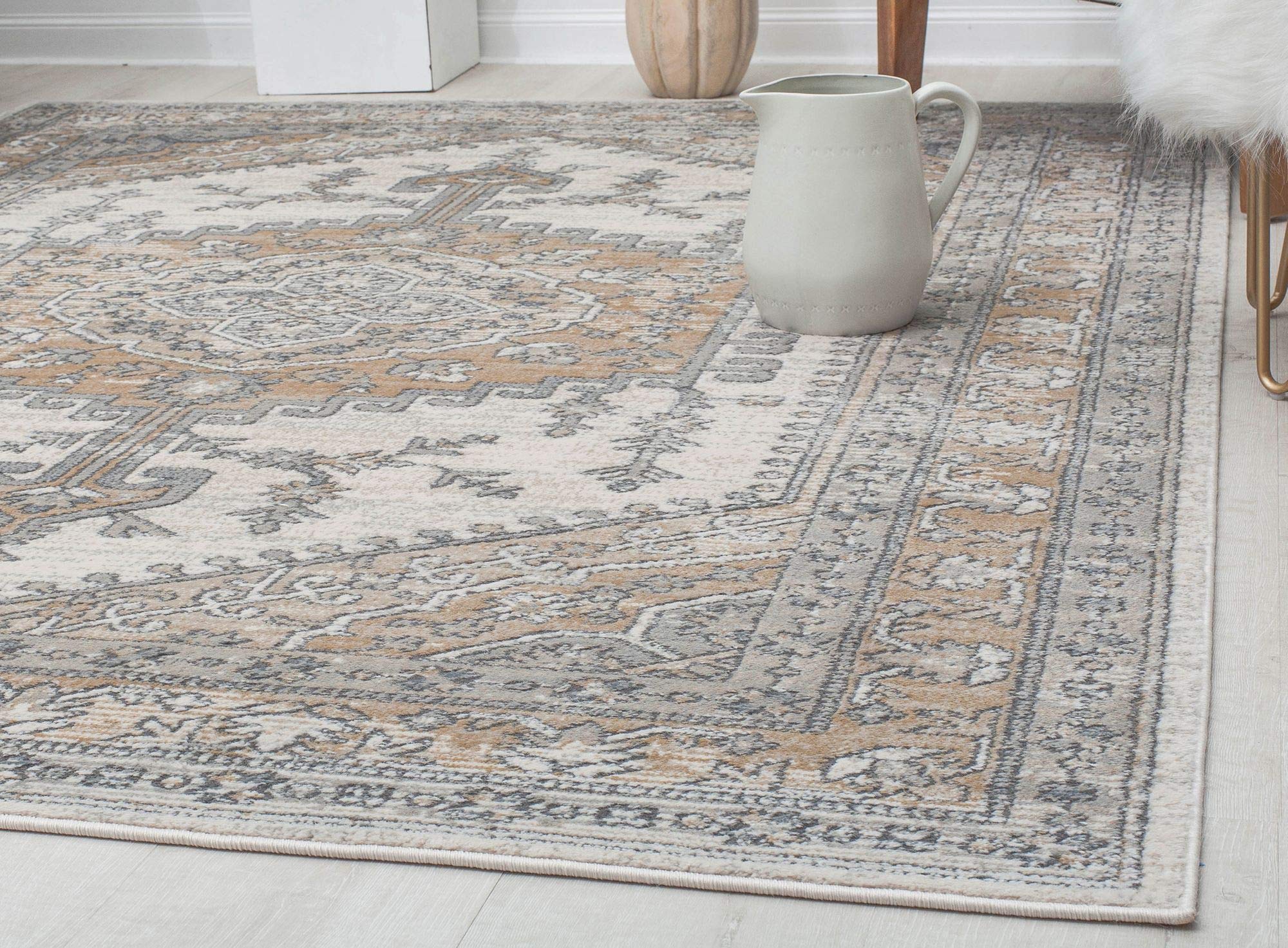 Amazon.com: Rugs America Milford MD60A Wheat Lancaster