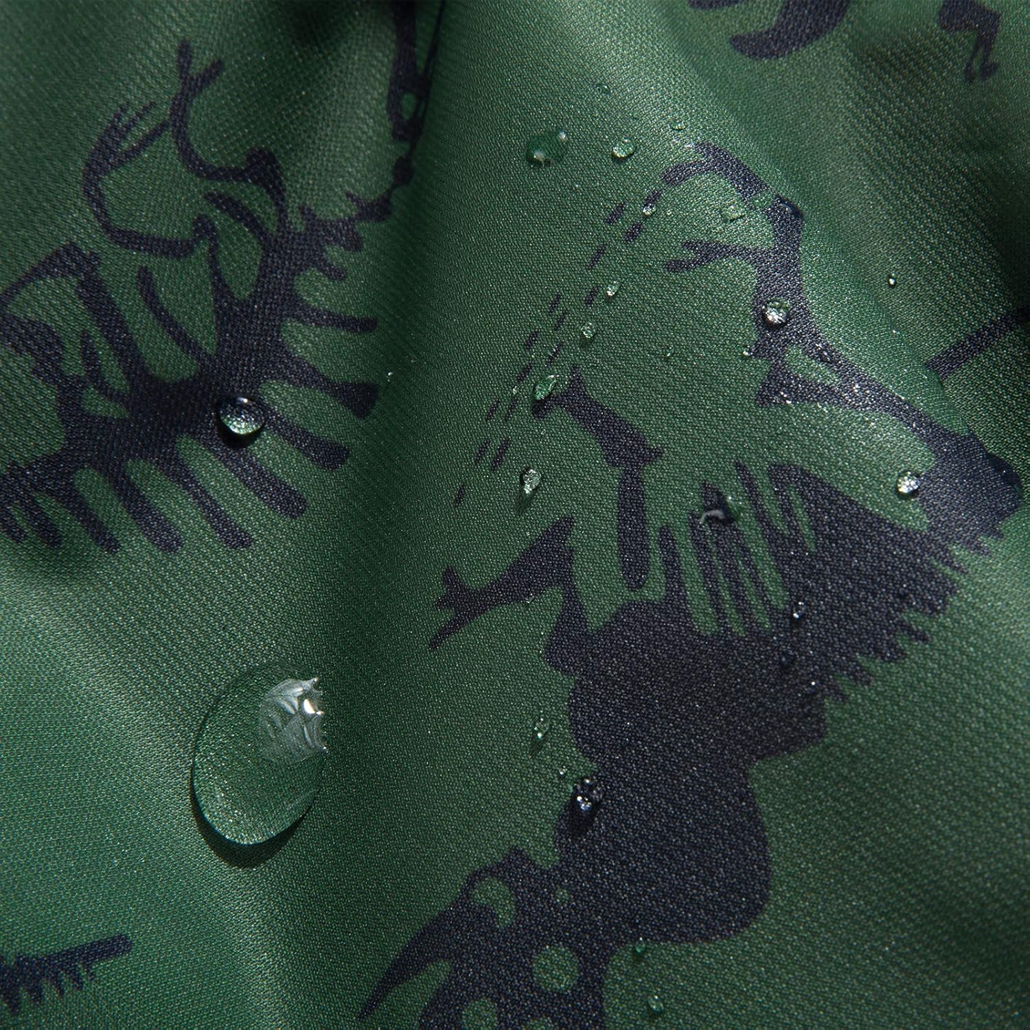 IjnUhb Waterproof Rain Jacket Boys Raincoat for Girls Lightweight Windbreaker Jackets，Kids Dinosaur Outerwear: Clothing