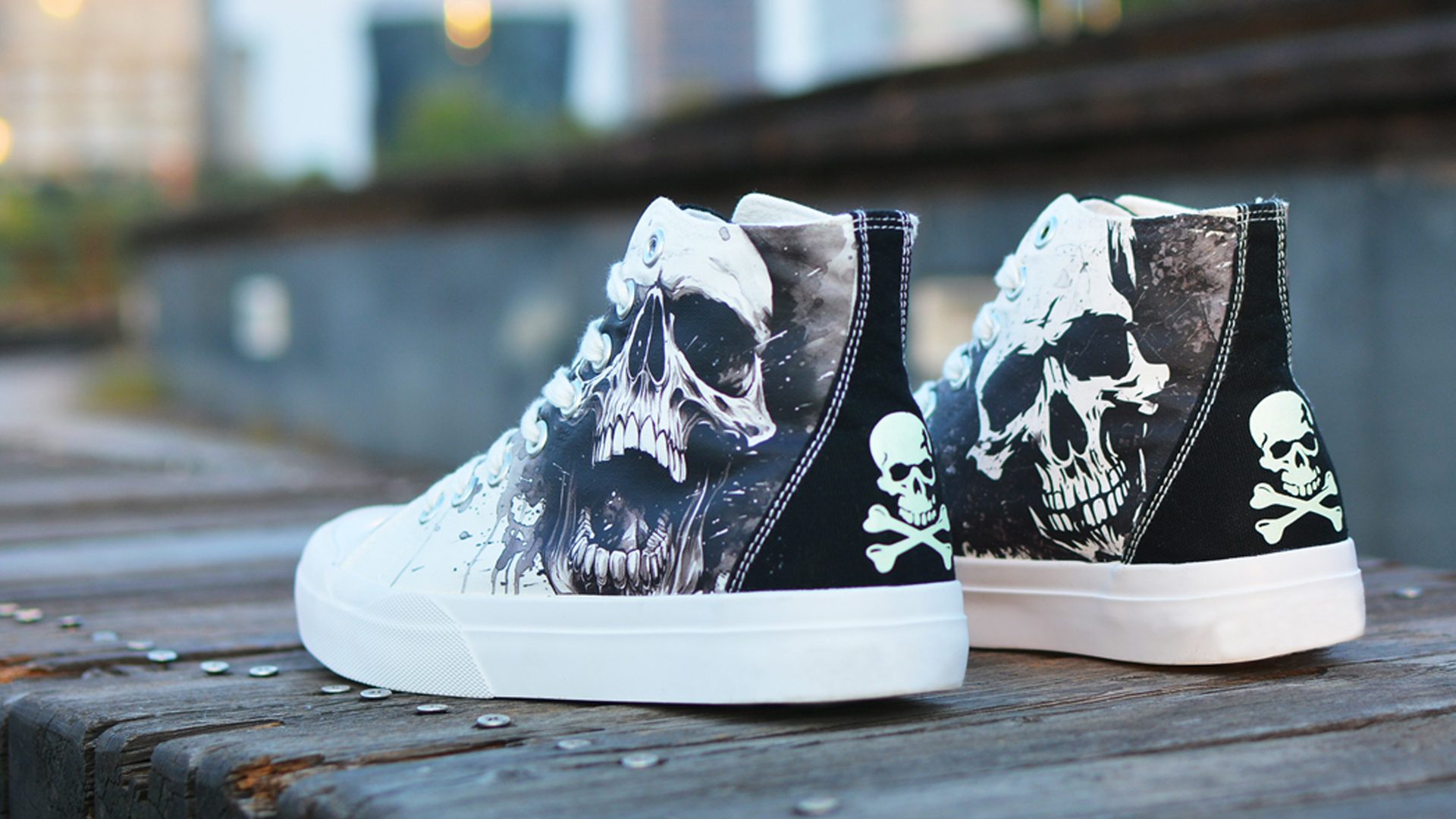 ⭐︎SHOO⭐︎ Amazon.com | GXZUORUI Halloween Skull Shoes for Men Casual