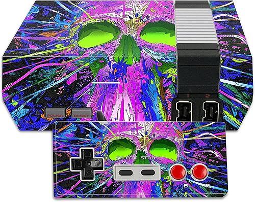 MightySkins Skin - Adhesivo para Nintendo NES Classic Edition, con cable duro