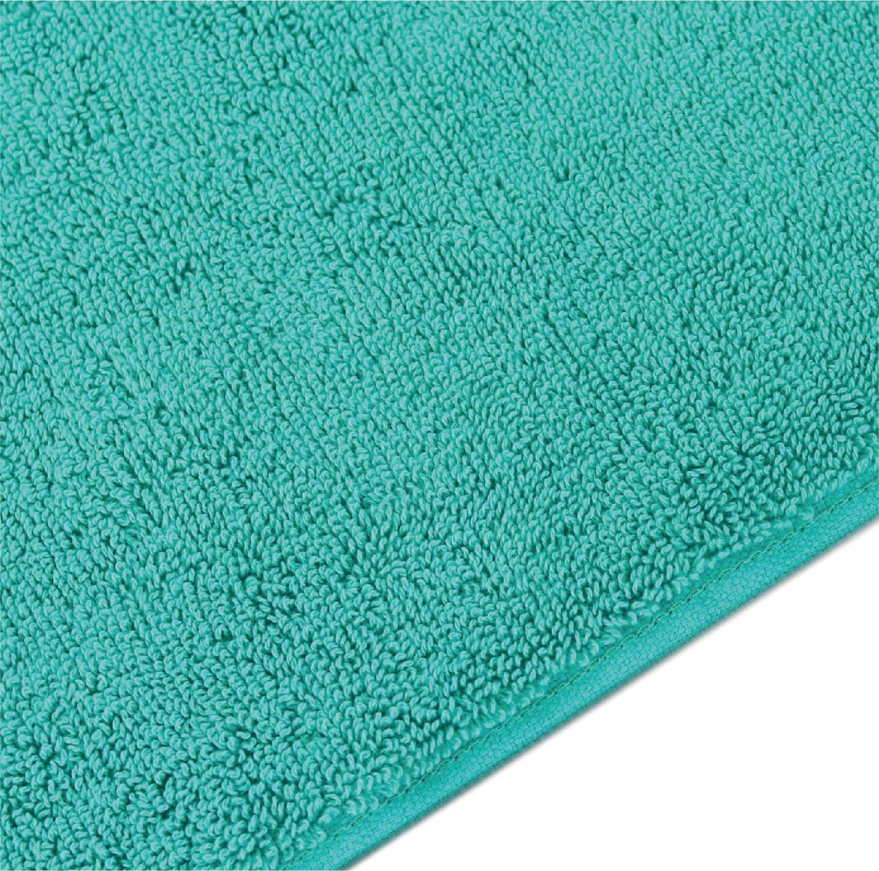 HEELIUM Bamboo Hand Towel | Ultra Absorbent & Anti-Bacterial | 3X Softer Than Cotton Towels | 65 X 40 cm - 600 GSM | Pack of 2 - Grey, Teal 4
