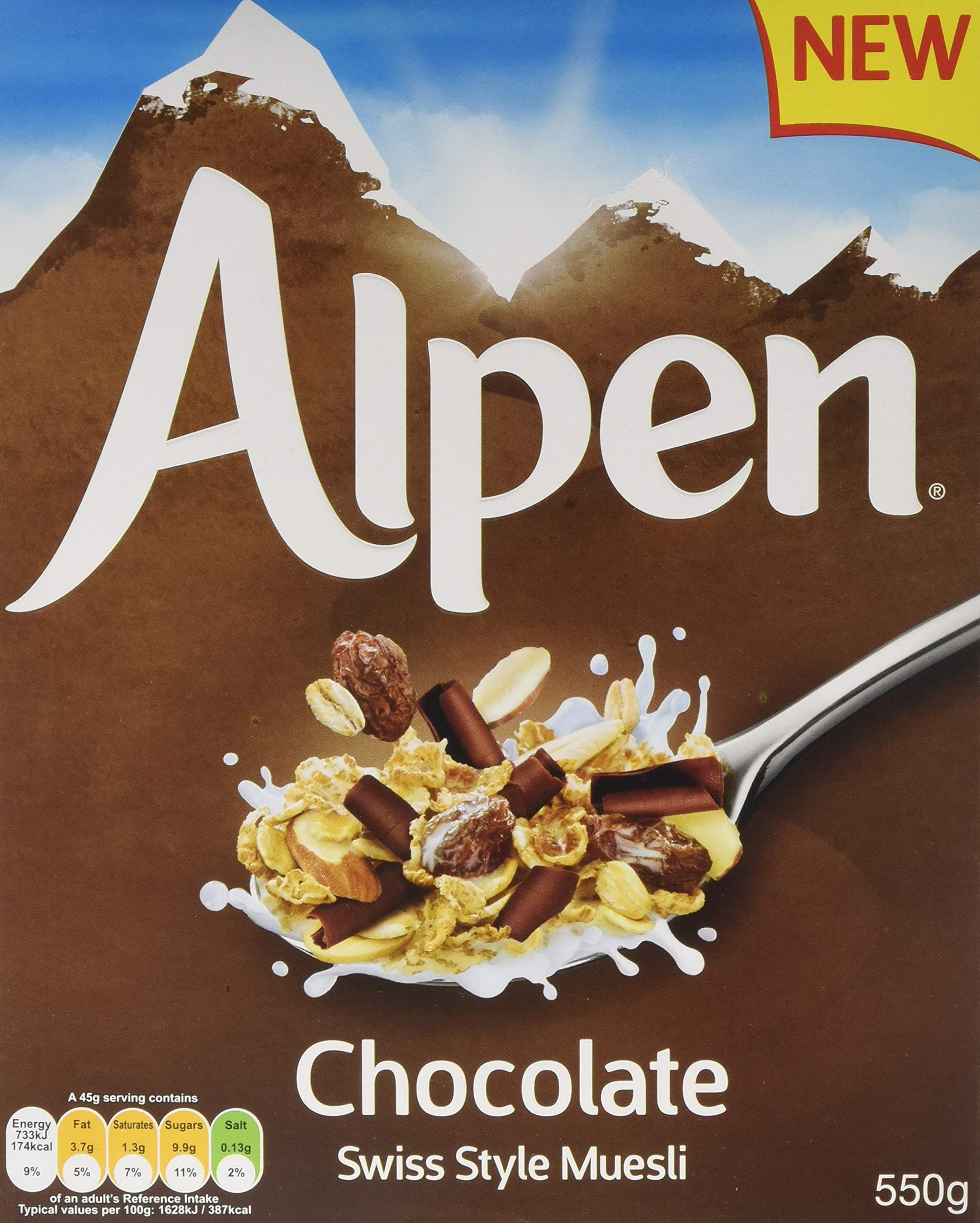 Alpen Chocolate Swiss Style Wholegrain Muesli