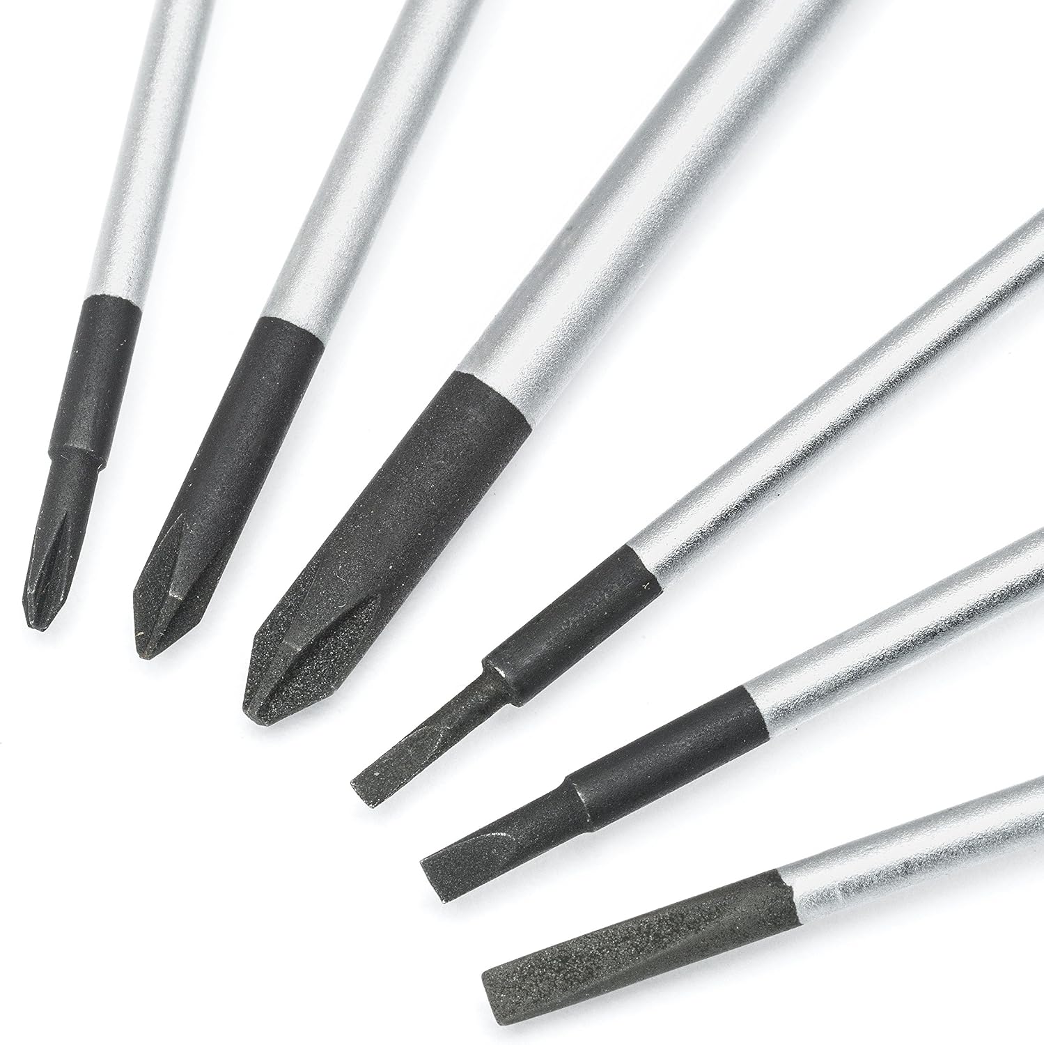 GEARWRENCH 6 Pc. Mini Dual Material Screwdriver Set, Phillips®/Slotted - 80055