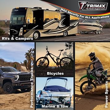 Trimax TMB335 Interchangeable Multi-Ball Hitch Ball System, Chrome