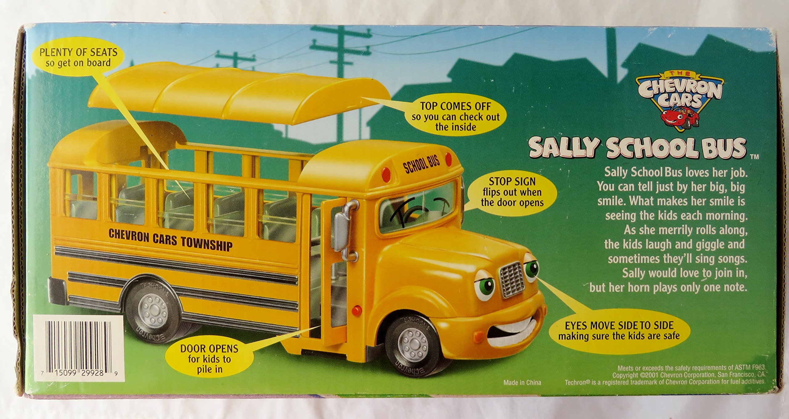 Chevron Cars Sally School Bus with Removable Roof : Amazon.com.au