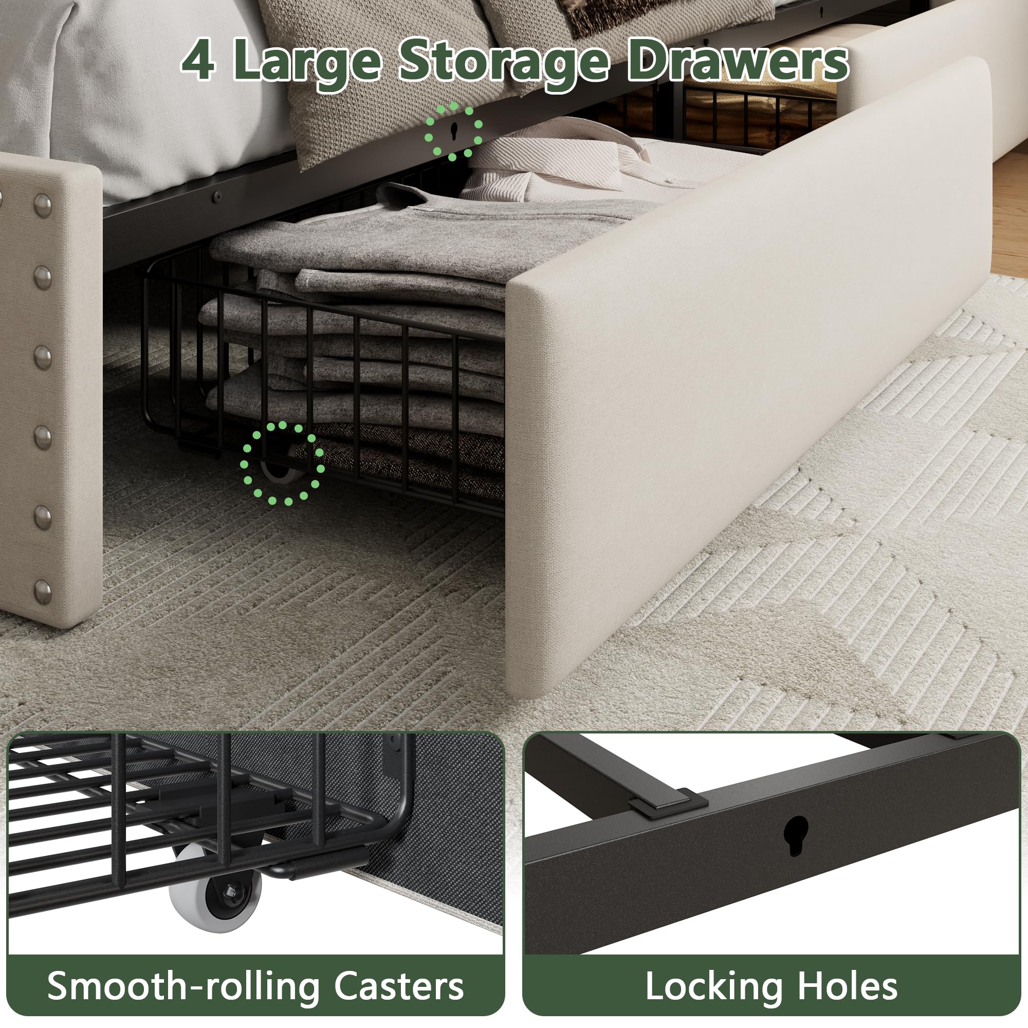 Upholstered Bed With Storage 2026: 5 Picks That Actually Last 2 Product photo