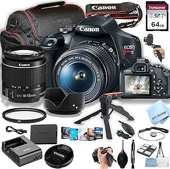 Amazon.com : Canon EOS Rebel T7 DSLR Camera w/EF-S 18-55mm F/3.5