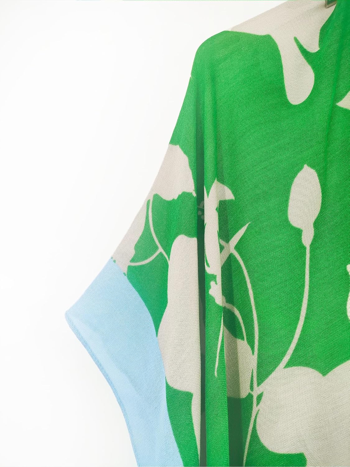 Spicy Sandia Kimonos for Women Floral Beach Cover Up Loose Swimsuit Bathing Suit Coverup Cardigan for Summer Swimwear - Image 6